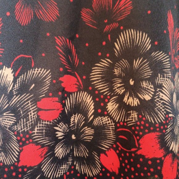 Vintage Loose Fit Floral Top, Large - Picture 6 of 14